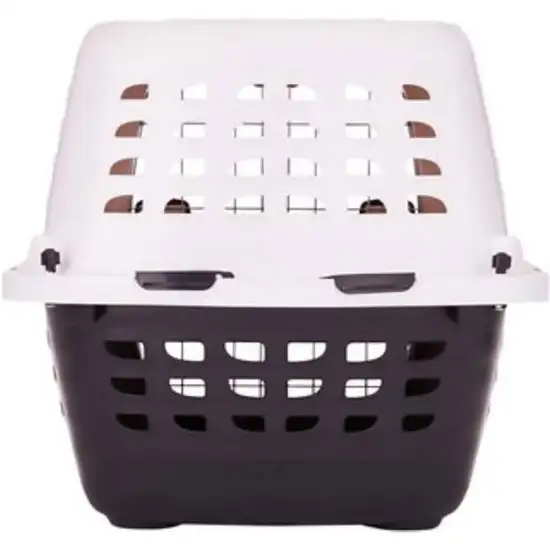 Petmate Compass Kennel Metallic White and Black Photo 4