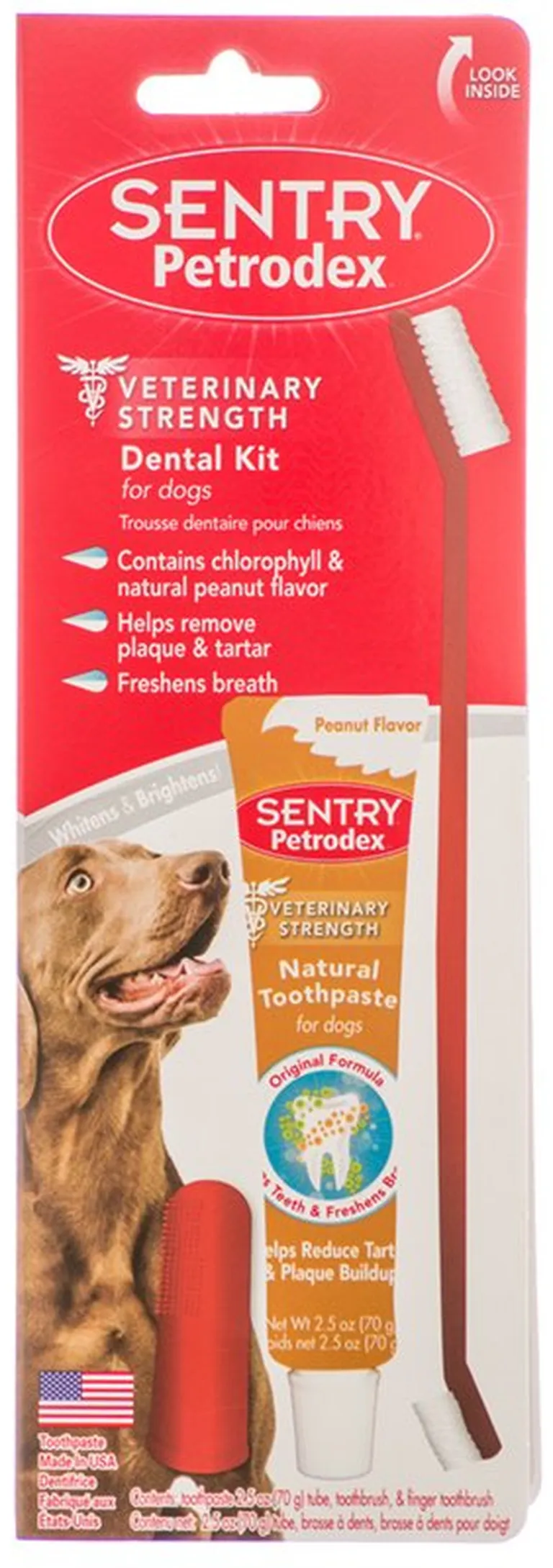 Petrodex Dental Kit for Dogs - Peanut Butter Flavor Photo 1