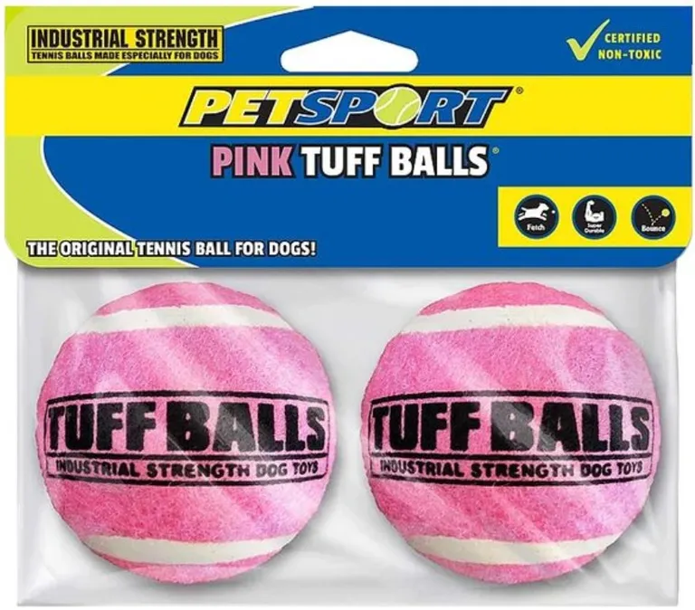 Petsport Tuff Ball Dog Toy Pink Photo 1
