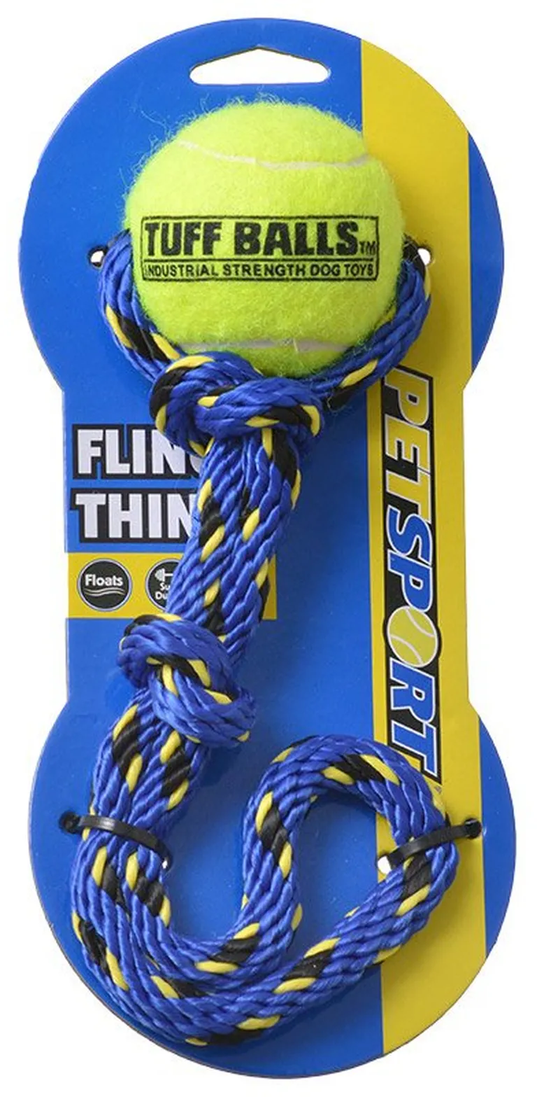 Petsport Tuff Ball Fling Thing Dog Toy Photo 1