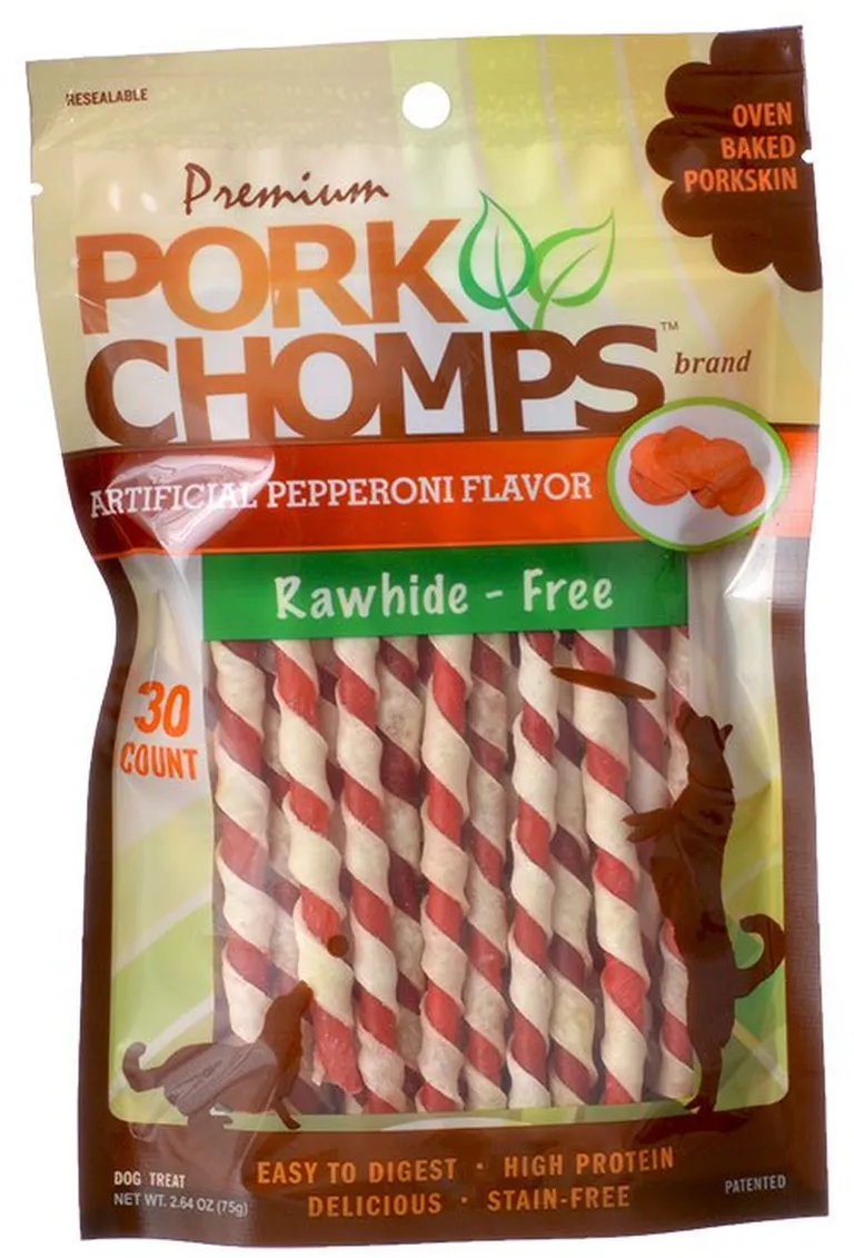 Pork Chomps Pepperoni Flavor Twists Photo 1
