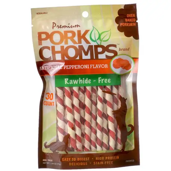 Pork Chomps Pepperoni Flavor Twists Photo 1