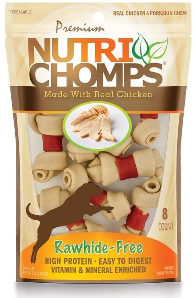 Pork Chomps Premium Nutri Chomps Chicken Wrapped Knots Mini Photo 2