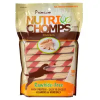 Photo of Pork Chomps Premium Nutri Chomps Chicken Wrapped Twists Dog Treat