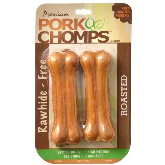 Pork Chomps Premium Roasted Pressed Bones Photo 1