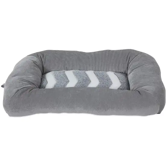 Precision Pet Snoozz ZigZag Mat Pet Bed Gray and White Photo 2