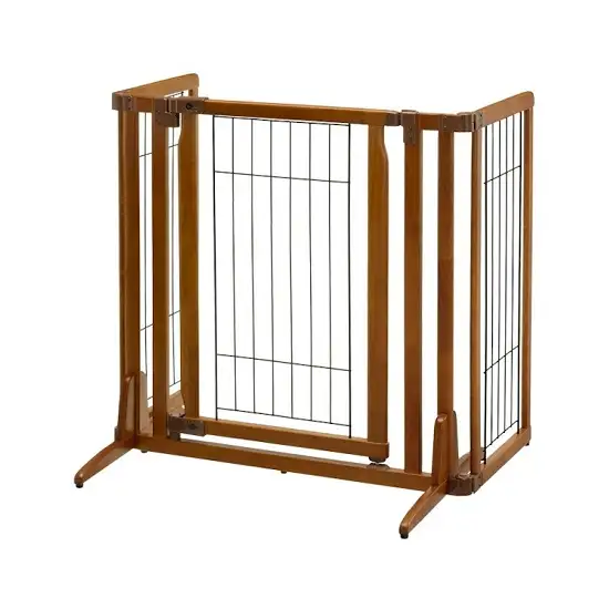 Premium Plus Freestanding Pet Gate with Door Photo 4