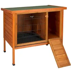 Photo of Premium Plus Rabbit Hutch - Medium