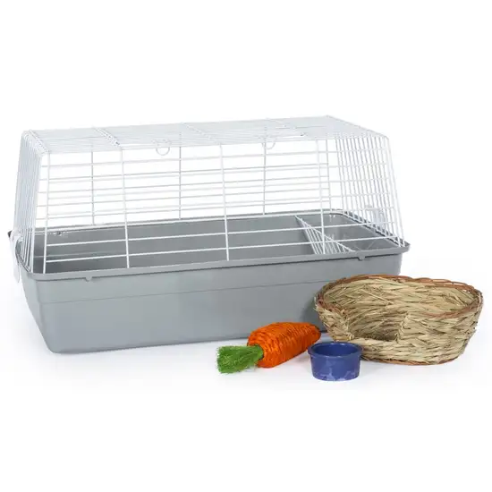 Prevue Pet Products Bella Rabbit Cage Kit - Gray Photo 1