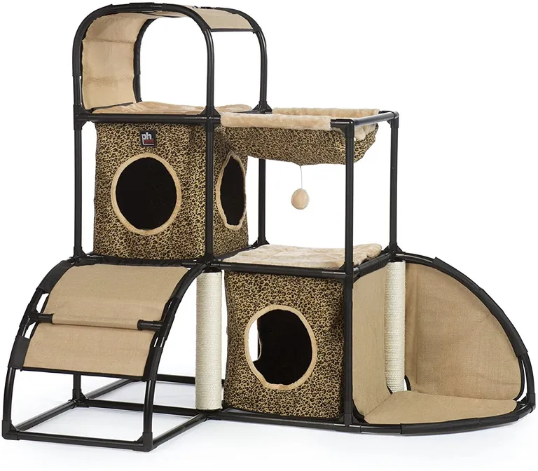 Prevue Pet Products Catville Townhome - Leopard Print Photo 1