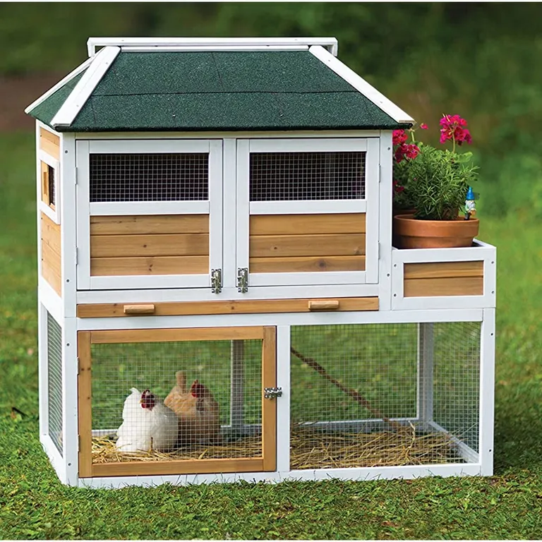 Prevue Pet Products 4701 Chicken Coop with Herb Planter Photo 2