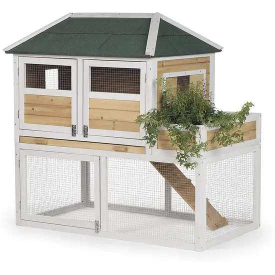 Prevue Pet Products 4701 Chicken Coop with Herb Planter Photo 1