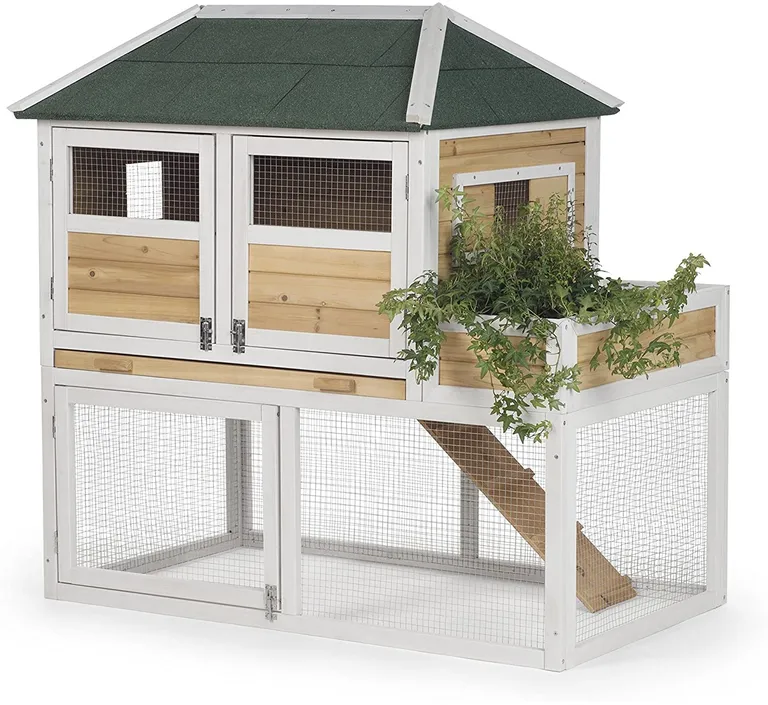 Prevue Pet Products 4701 Chicken Coop with Herb Planter Photo 1