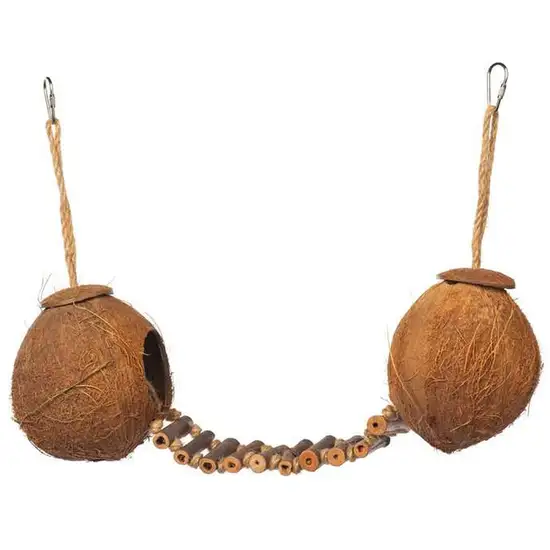 Prevue Pet Products Double Coconut with Ladder - 62818 Photo 3