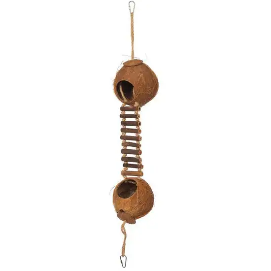 Prevue Pet Products Double Coconut with Ladder - 62818 Photo 2