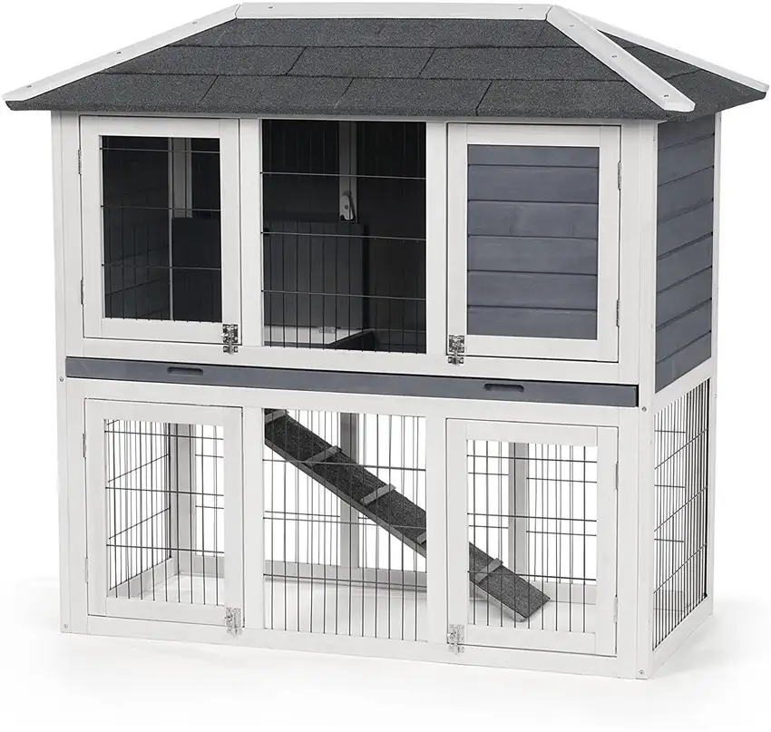 Prevue Pet Products 4601 Duplex Rabbit Hutch Photo 1