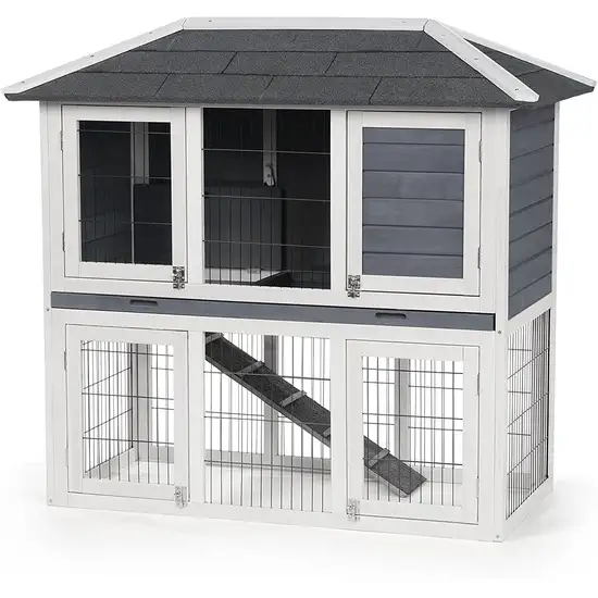 Prevue Pet Products 4601 Duplex Rabbit Hutch Photo 1