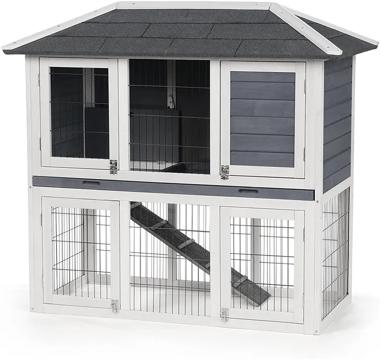 Prevue Pet Products 4601 Duplex Rabbit Hutch Photo 1
