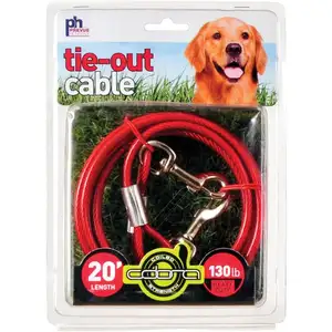 Photo of Prevue Pet Products 20 Foot Tie-out Cable Heavy Duty