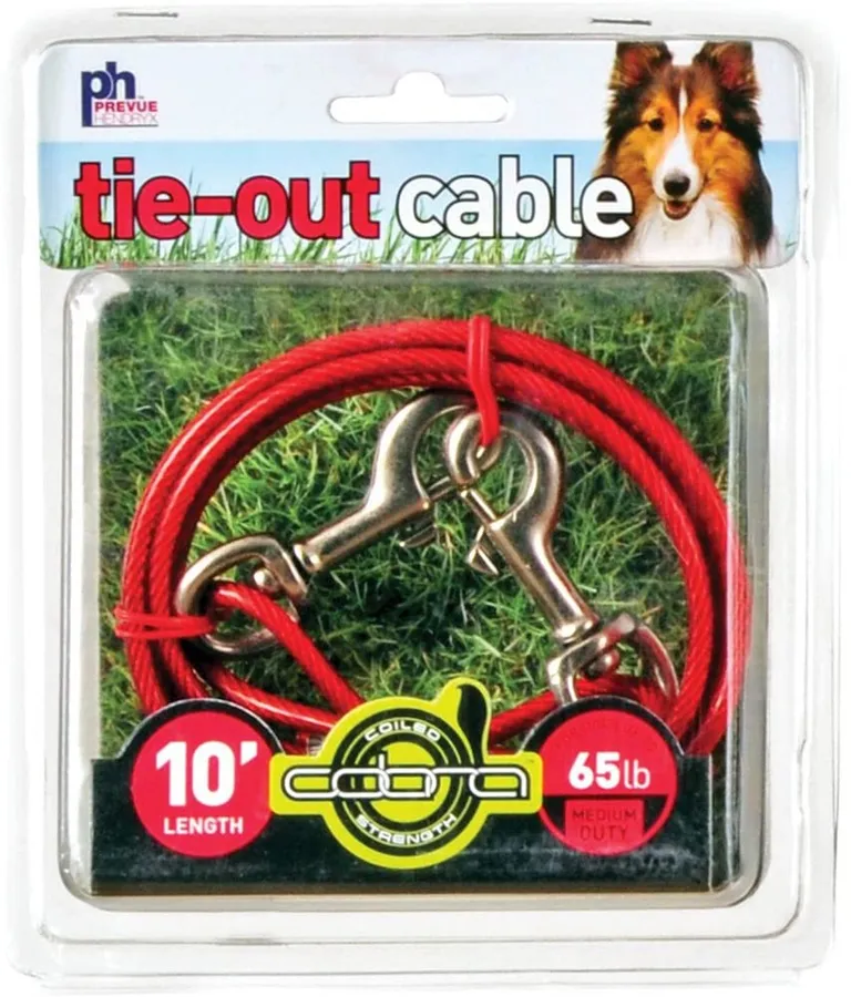 Prevue Pet Products 10 Foot Tie-out Cable Medium Duty Photo 1