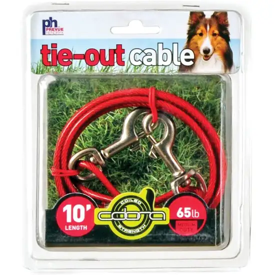 Prevue Pet Products 10 Foot Tie-out Cable Medium Duty Photo 1