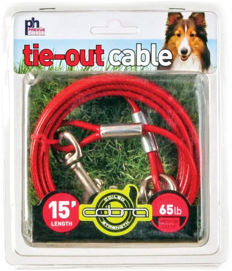 Prevue Pet Products 15 Foot Tie-out Cable Medium Duty Photo 1