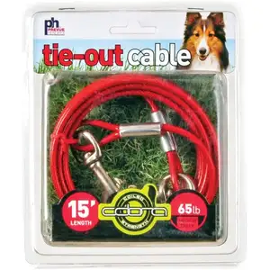 Photo of Prevue Pet Products 15 Foot Tie-out Cable Medium Duty
