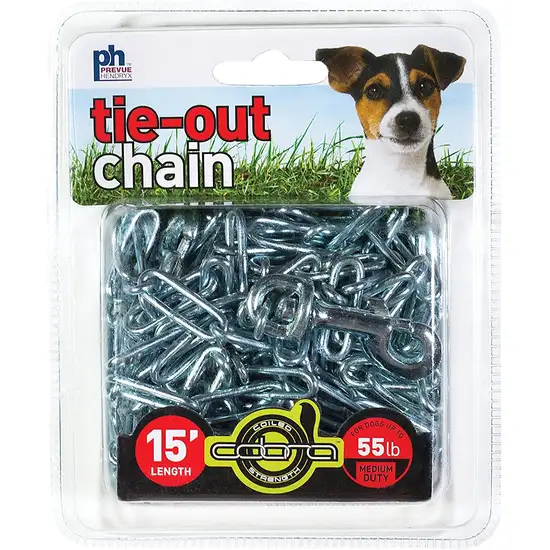 Prevue Pet Products 15 Foot Tie-out Chain Medium Duty Photo 1