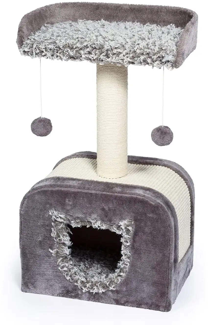 Prevue Pet Products Kitty Power Paws Shag Hideaway Photo 3