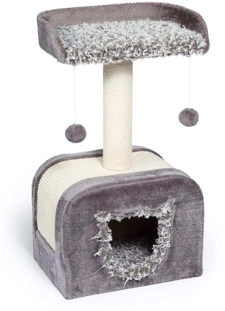 Prevue Pet Products Kitty Power Paws Shag Hideaway Photo 2