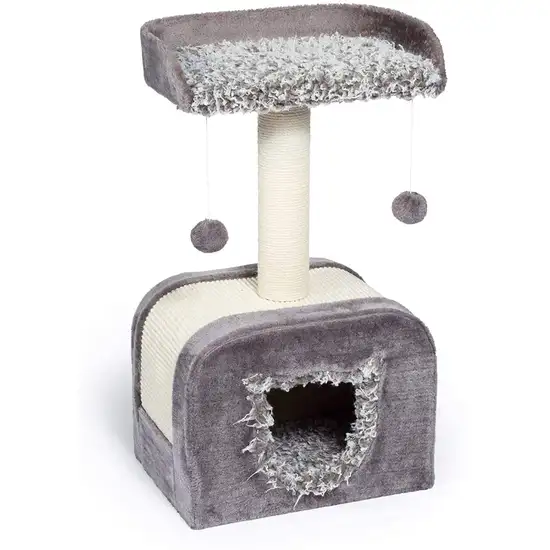 Prevue Pet Products Kitty Power Paws Shag Hideaway Photo 2