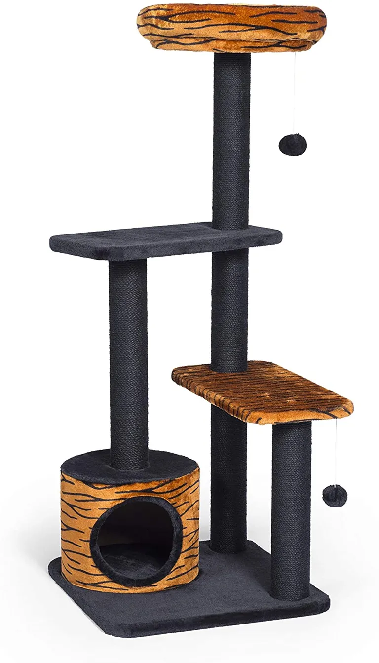 Prevue Pet Products Kitty Power Paws Tiger Tower Photo 1