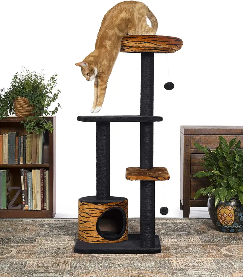 Prevue Pet Products Kitty Power Paws Tiger Tower Photo 4