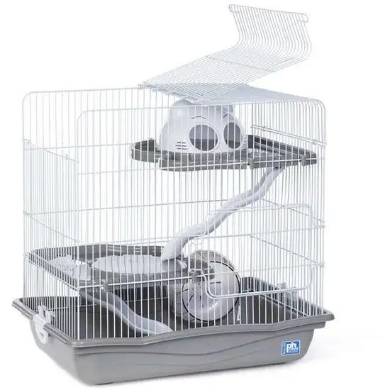 Prevue Pet Products Medium Hamster Haven - Gray Photo 2