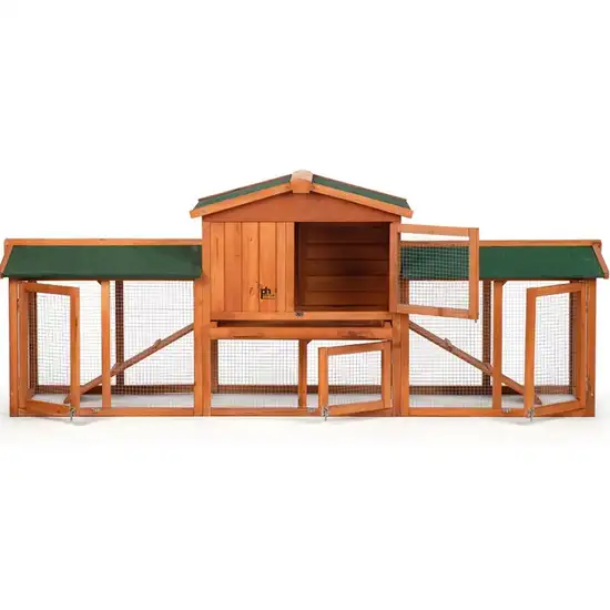 Prevue Pet Products Rabbit Hutch with Double Run Photo 2
