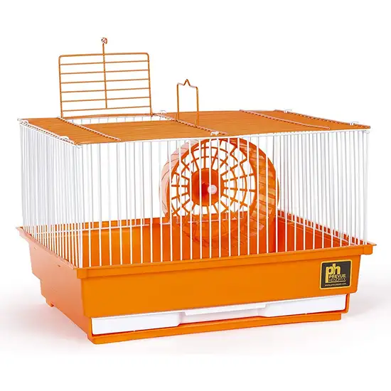 Prevue Pet Products Single-Story Hamster and Gerbil Cage - Orange Photo 2