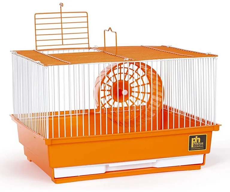 Prevue Pet Products Single-Story Hamster and Gerbil Cage - Orange Photo 2