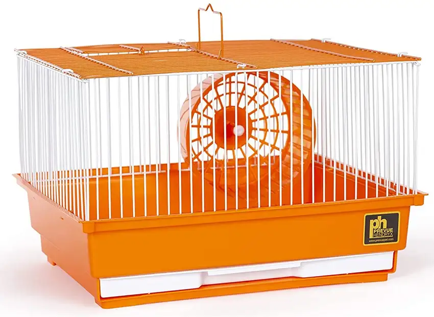 Prevue Pet Products Single-Story Hamster and Gerbil Cage - Orange Photo 1