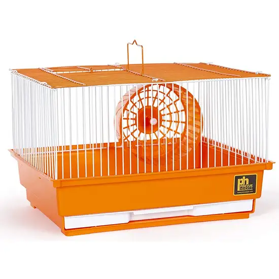 Prevue Pet Products Single-Story Hamster and Gerbil Cage - Orange Photo 1