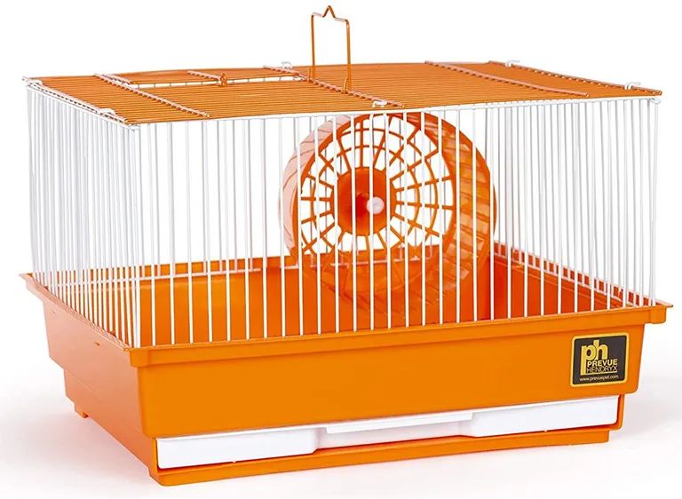 Prevue Pet Products Single-Story Hamster and Gerbil Cage - Orange Photo 1