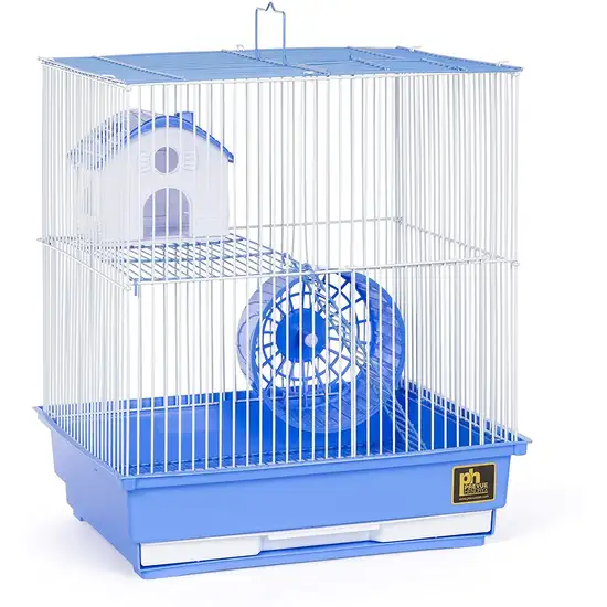 Prevue Pet Products Two Story Hamster Cage - Blue Photo 1