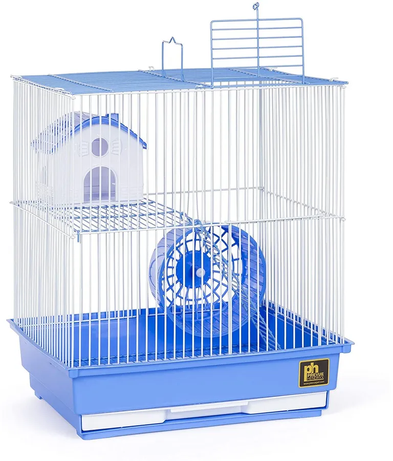 Prevue Pet Products Two Story Hamster Cage - Blue Photo 2