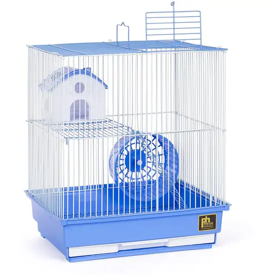 Prevue Pet Products Two Story Hamster Cage - Blue Photo 2