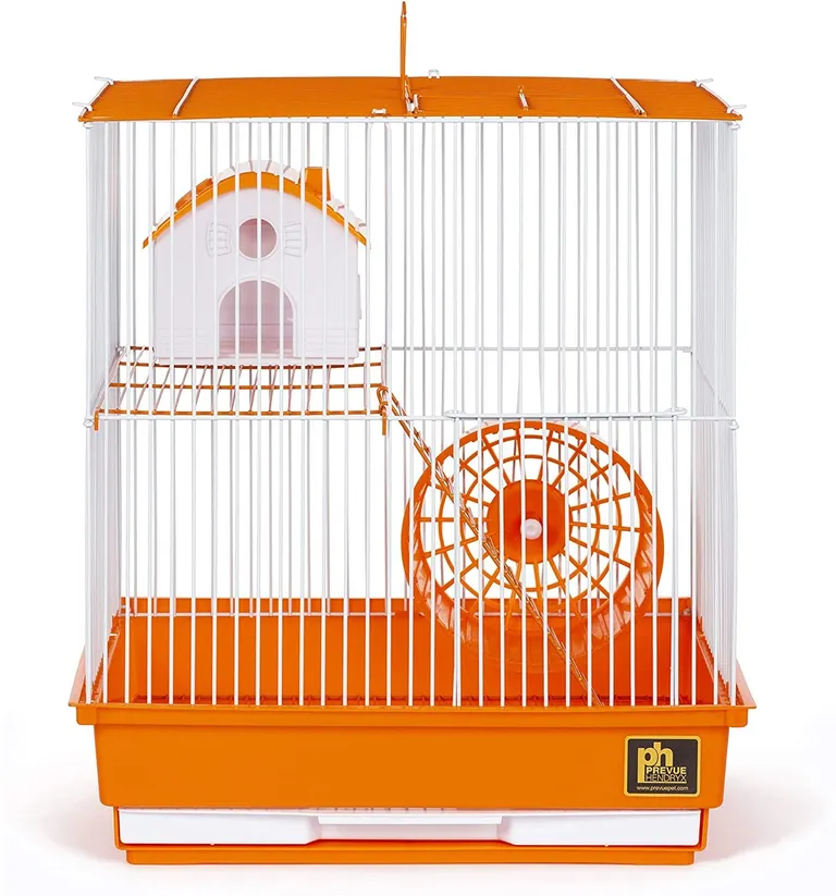 Prevue Pet Products Two Story Hamster Cage - Orange Photo 2