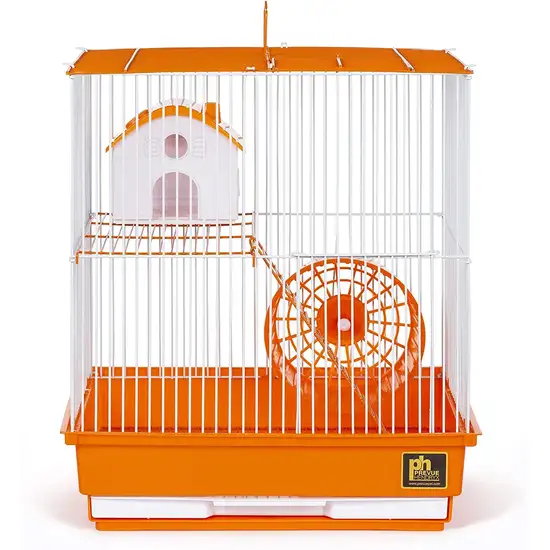 Prevue Pet Products Two Story Hamster Cage - Orange Photo 2