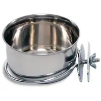 Photo of Prevue Stainless Steel Coop Cup with Bolt