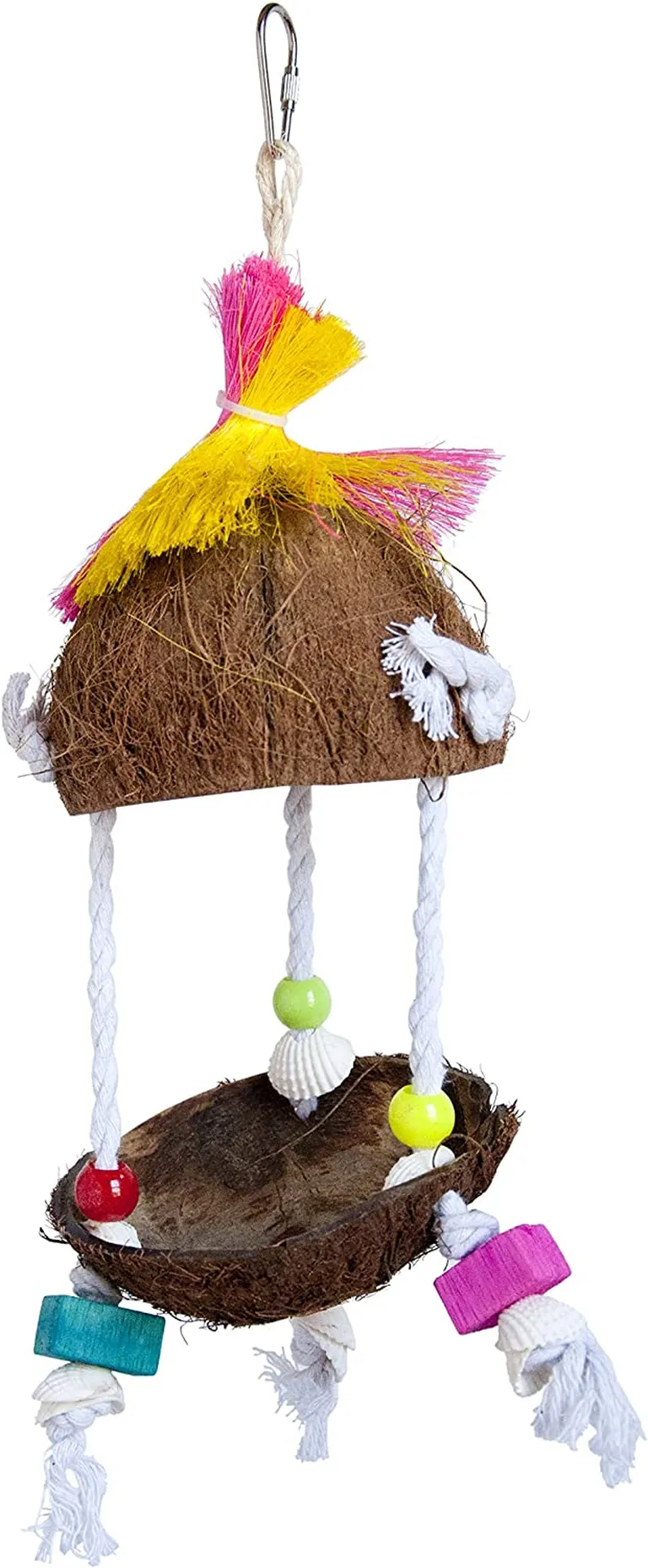 Prevue Tropical Teasers Tiki Hut Bird Toy Photo 1