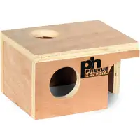 Photo of Prevue Wooden Mouse Hut for Hiding and Sleeping Small Pets