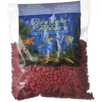 Photo of Pure Water Pebbles Aquarium Gravel Currant Red