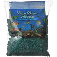 Photo of Pure Water Pebbles Aquarium Gravel Emerald Green